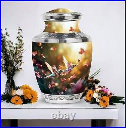 10 Hummingbird Cremation Urn For Human Ashes Ashes Funeral (Engraved) (200 Cu)