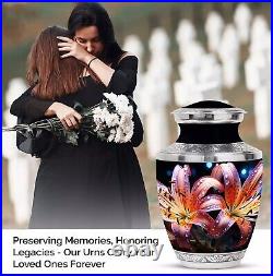 10 Large Urns Flower Cremation Urn Moonlight For Ashes Honor Loved Urn Burial
