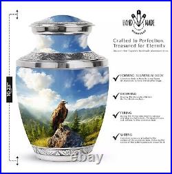 10 Portrait Of An Eagle Cremation Urns Human Memorial Funeral Perfect for home
