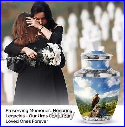 10 Portrait Of An Eagle Cremation Urns Human Memorial Funeral Perfect for home