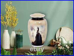 Adult Cremation Urn For Ashes Adult Classic Wolf Cremation Decorative Urns For H