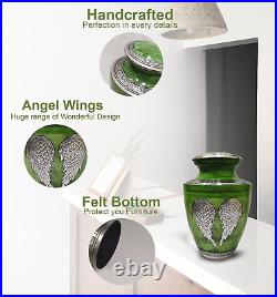 Angel Wing Cremation Urn for Human Ashes Adult Urns Burial Metal Funeral Urn f