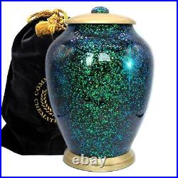 Atlantis Shimmering Cremation Urn, Cremation Urns Adult, Urns for Human Ashes