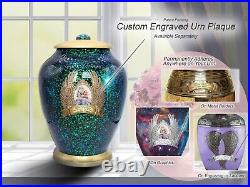 Atlantis Shimmering Cremation Urn, Cremation Urns Adult, Urns for Human Ashes