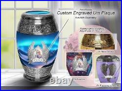 Aurora Borealis Cremation Urn, Cremation Urn for Adult Human, Urns for Human Ash