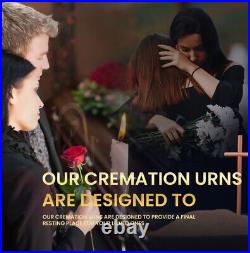 Beloved Couple Memorial Big Size Cremation Ashes keepsake Urn for Adult Human