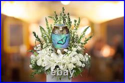 Bokeh Butterfly Cremation Urn, Cremation Urns Adult, Urns for Human Ashes