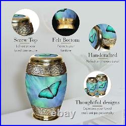 Bokeh Butterfly Cremation Urn, Cremation Urns Adult, Urns for Human Ashes