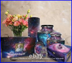 Cosmic Galaxy Cremation Urn, Cremation Urns Adult, Urns for Human Ashes