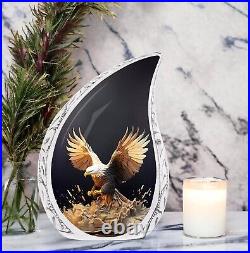 Cremation Urn 10 Eagle Majestic Wide Open Honor Your Dad Loved Burial Memory