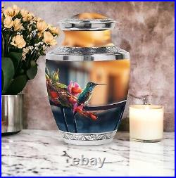 Cremation Urn 10 Inch Keepsake Hummingbird For Honor Your Loved One Burial Urn