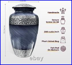 Cremation Urn for Adults Funeral Ashes Container for Men and Women up to 200