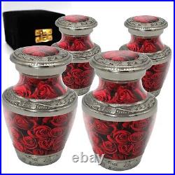 Crimson Rose Cremation Urn, Cremation Urn Small, Urns for Human Ashes