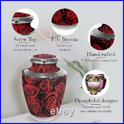 Crimson Rose Urns for Human Ashes Adult Female Large, XL