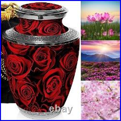 Crimson Rose Urns for Human Ashes Large and Cremation Urn Cremation Urns Adult