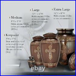Cross Urns for Human Ashes Large and Cremation Urn Cremation Urns Adult