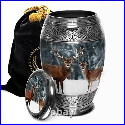 Deer Cremation Urn, Cremation Urns Adult, Urns for Human Ashes