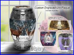 Deer Cremation Urn, Cremation Urns Adult, Urns for Human Ashes