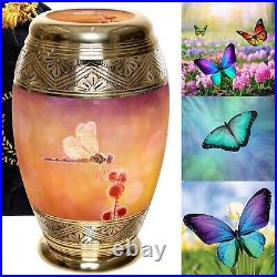 Dreamy Dragonfly Cremation Urn, Cremation Urns Adult, Urns for Human Ashes