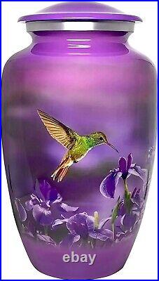 Elegant Beautiful Hummingbird Cremation Urn Adult Men and Women Holds 200LB