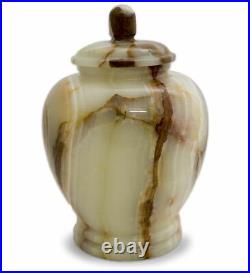 Eternal Jade Green Onyx Marble Urn for Ashes (Adult)