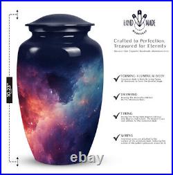 Eternal Rest Among the Stars Nebula Galaxy Cremation Urn Adult Tribute Large