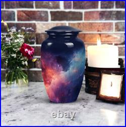 Eternal Rest Among the Stars Nebula Galaxy Cremation Urn Adult Tribute Large