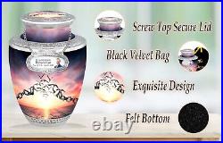 Freedom Chains Cremation Urn for Human Adult Ashes Free Personalized Medallion