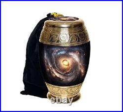 Galaxy urn large size 10x7 inch with bage, Galaxy Urn large