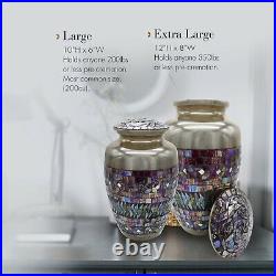 Glass Urns for Human Ashes Large and Cremation Urn Cremation Urns Adult