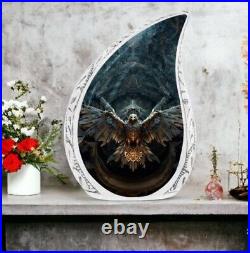 Guarding The Soul Large Urn Eagle Gate For Adult Ashes Memory & Peace Adult