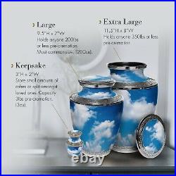Heavenly Clouds Cremation Urn Cremation Urns Adult Urns for Human Ashes