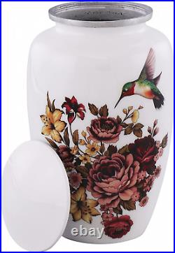 Humming Bird Cremation URNS, URN for Human Ashes, Adult URN Multicolor