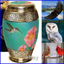 Hummingbird Cremation Urn, Cremation Urns Adult, Urns for Human Ashes