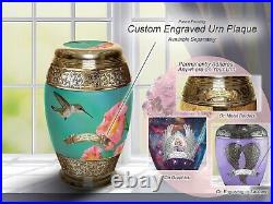 Hummingbird Cremation Urn, Cremation Urns Adult, Urns for Human Ashes