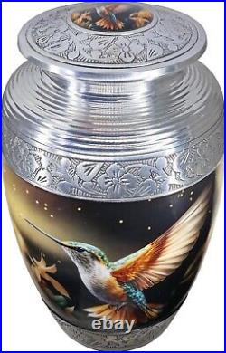 Hummingbird Cremation Urn Metallic Urn 10 Decorative Female/Male 200 Cu/in