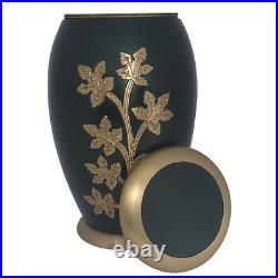 Ivy Gold Tree Flat Top Adult Urn For Ashes