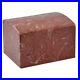 Large/Adult 270 Cubic Inches Red Cultured Marble Cremation Urn for Ashes