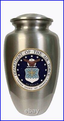 Large/Adult Our Hero Air Force Military Funeral Cremation Urn For Ashes