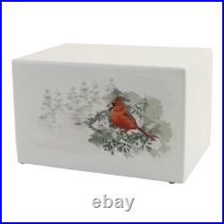 Large/Adult Somerset Cardinal Box Cremation Urn for Ashes, 200 Cubic Inches