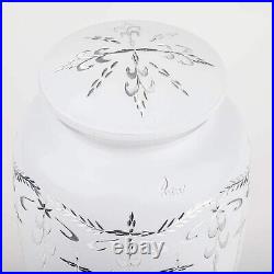 Large Burial Urn Deal White Daisy Adult Cremation Urns for Human Urn for Ashes