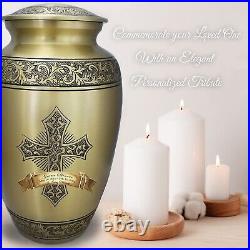 Love of Christ Gold Cremation Urn, Cremation Urns Adult, Urns for Human Ashes