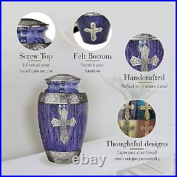 Love of Christ Purple Cremation Urn, Cremation Urns Adult, Urns for Human Ashes