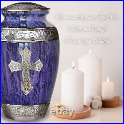 Love of Christ Purple Cremation Urn, Cremation Urns Adult, Urns for Human Ashes