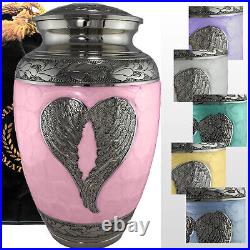 Loving Angel Pink Cremation Urn, Cremation Urns Adult, Urns for Human Ashes