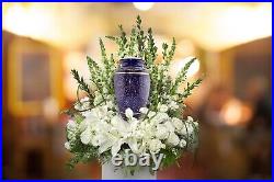 Majestic Purple Cremation Urn, Cremation Urns Adult, Urns for Human Ashes