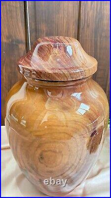 Mango Wooden Urns for Human Ashes, Cremation Urn Large Urn For Humans Adult Urn