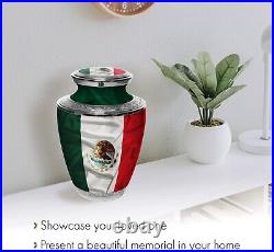 Mexican Flag Cremation Urn Cremation Urns Adult Urns for Human Ashes