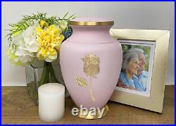 Pink Rose Cremation Urn Adult Momentful Life Solid