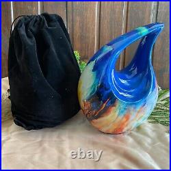 Rainbow Urn for Human Ashes Cremation Urn For Adult Tear Drop Urn For Ashes